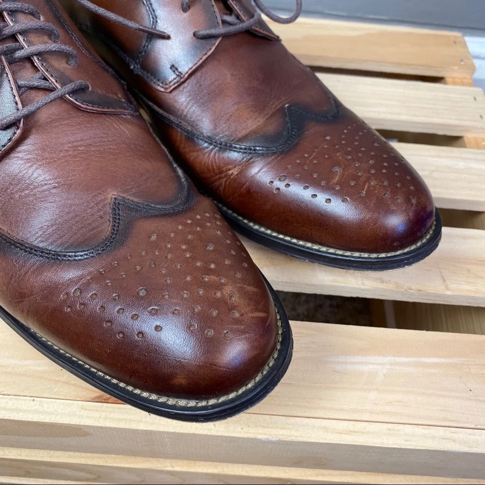 Asher‎ green lace up oxford size 8